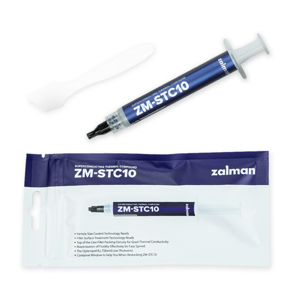 Matériels informatique pâte thermique ZALMAN ZM-STC10 2g infinytech Réunion 02