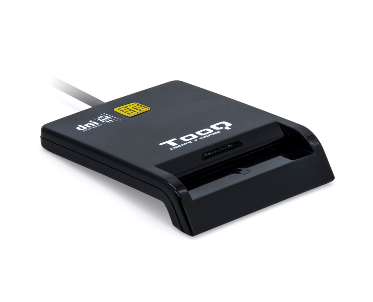 Matériels informatique lecteur de carte à puce TOOQ TQR-211B infinytech Réunion 01