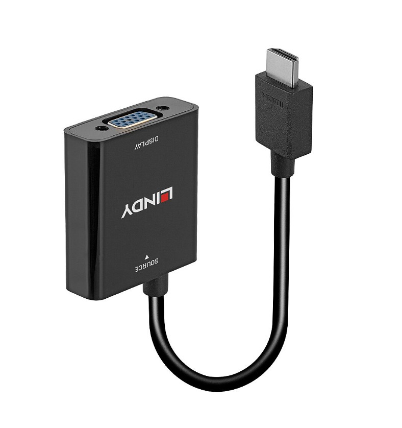 Matériels informatique convertisseur LINDY HDMI Mâle vers VGA Femelle infinytech Réunion 01