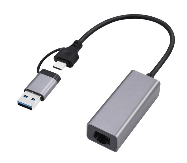 CABLEXPRT A-USB3AC-LAN-01 USB-A et C vers RJ45 Gigabit infinytech Réunion 01