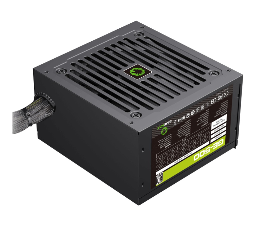 Matériels informatique alimentation GAMEMAX GE-500 Noire infinytech Réunion 02