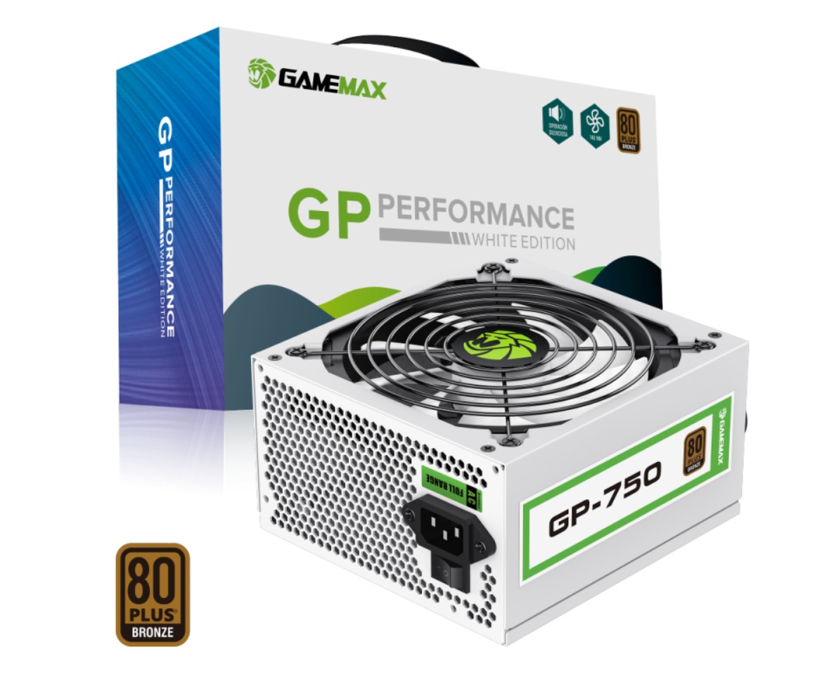 Matériels informatique alimentation GAMEMAX GP-750 Blanche infinytech Réunion 01