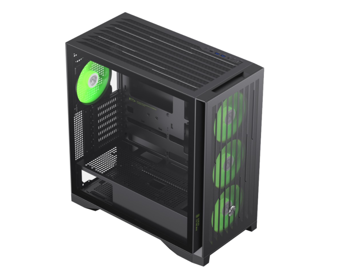 Matériels informatique noitier GAMEMAX Leader 2 Noir infinytech Réunion 04