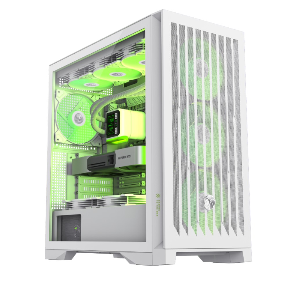 Matériels informatique noitier GAMEMAX Leader 2 Blanc infinytech Réunion 01