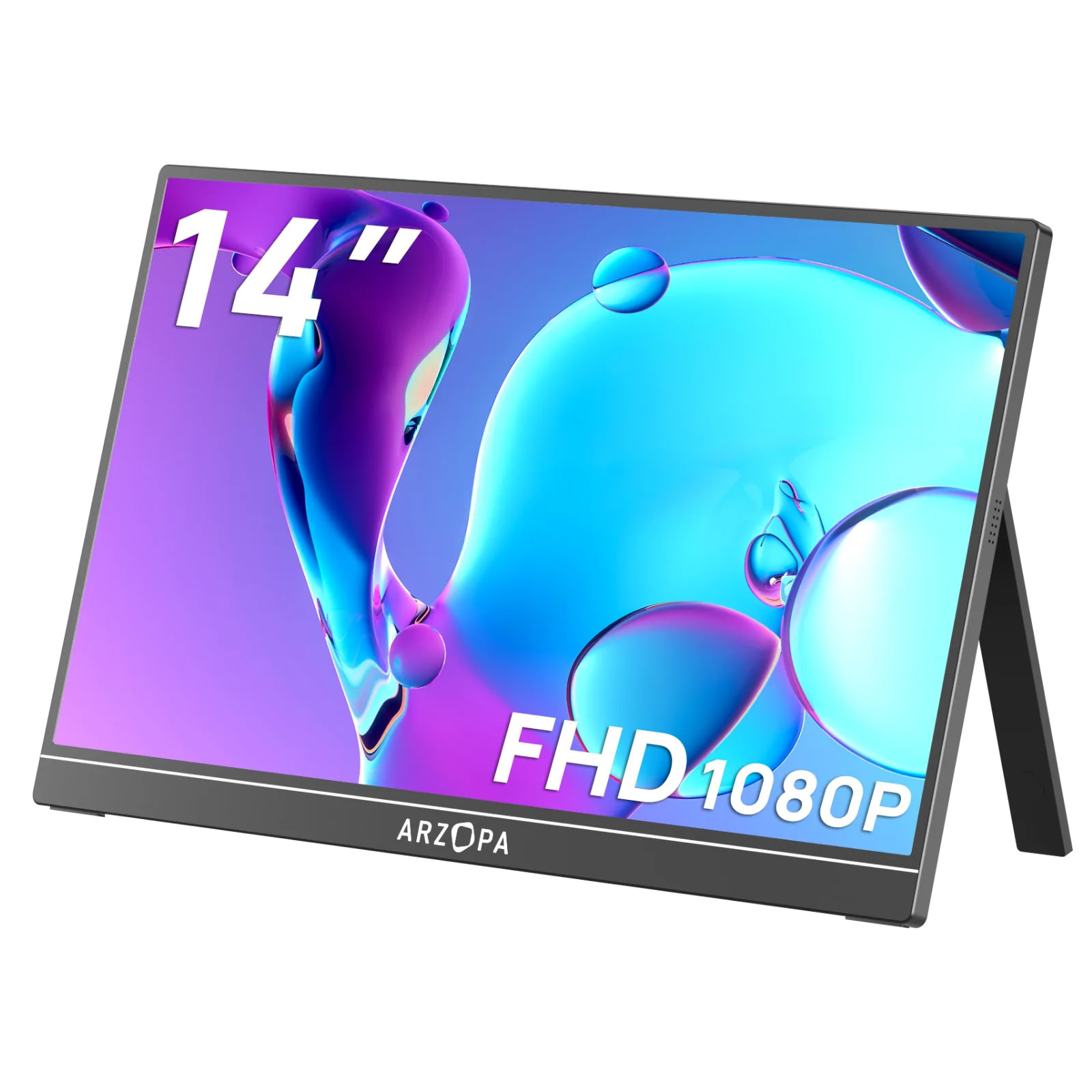 Matériels informatique écran nomade Arzopa AS1 14 pouces Full HD infinytech Réunion 05