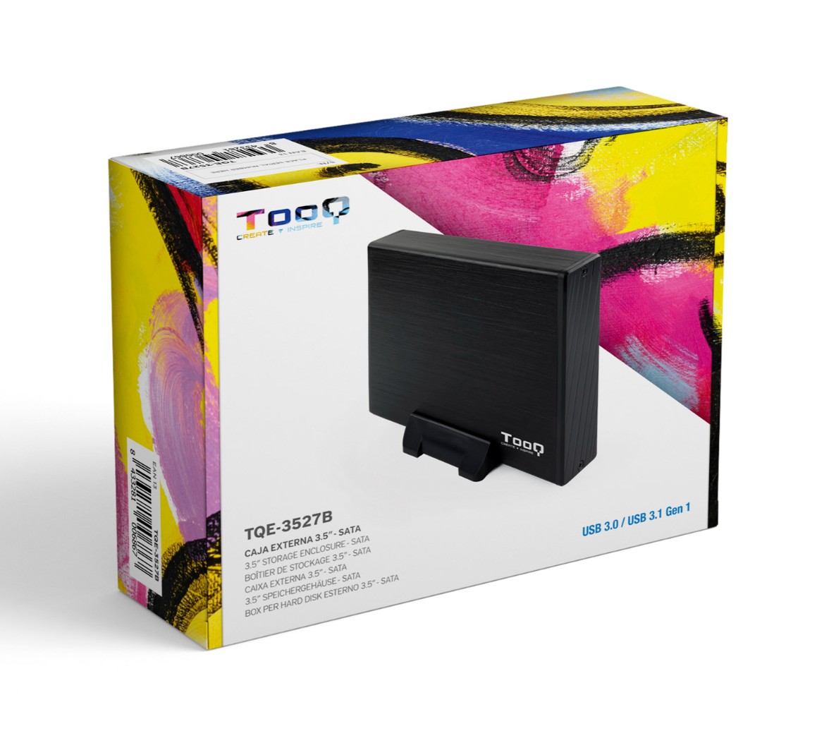 Matériels informatique boitier HDD 3.5 SATA USB 3.0 TOOQ TQE-3527B infinytech Réunion 02