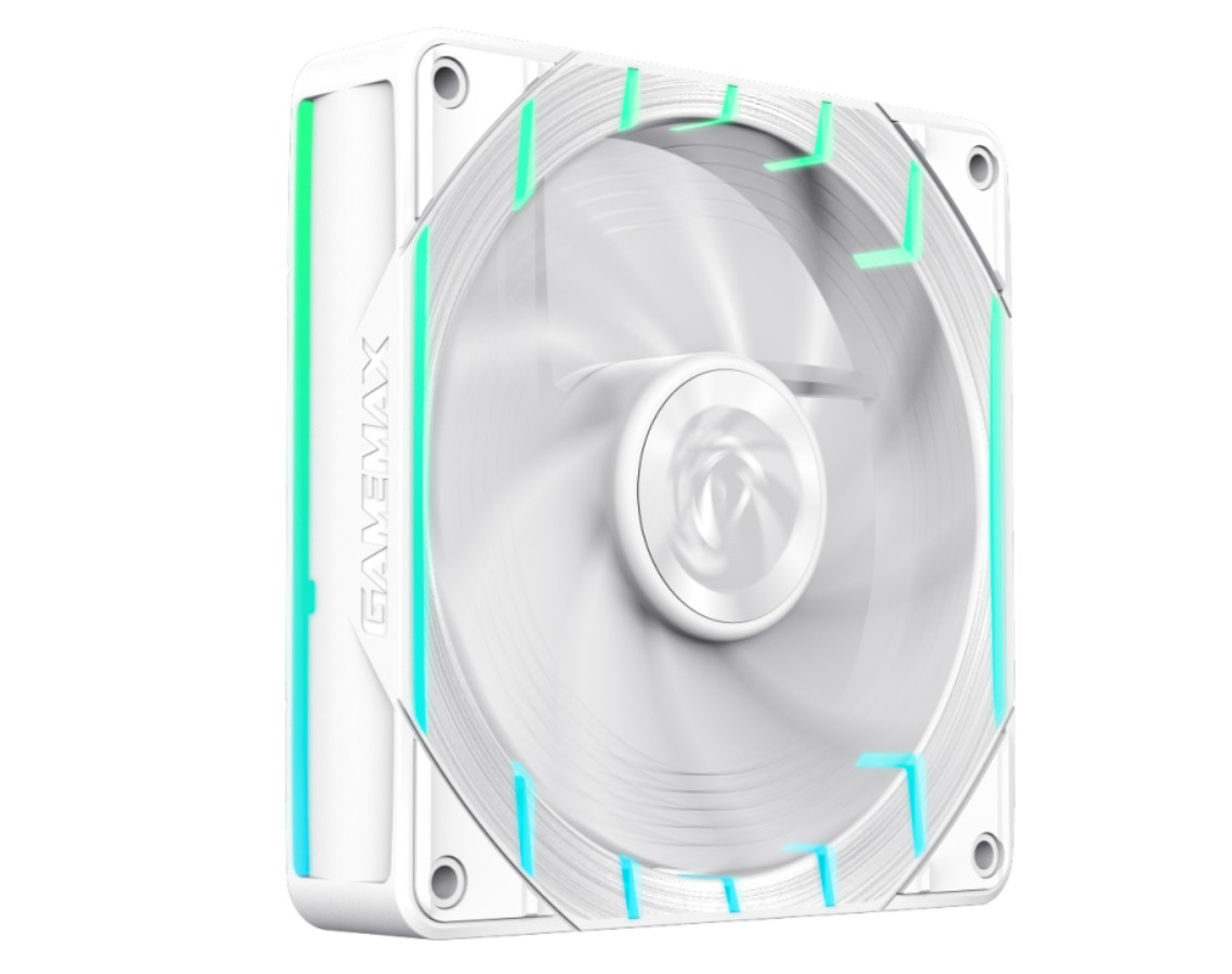 Matériels informatique ventilateur GAMEMAX Tornado T12 ARGB Blanc infinytech Réunion 04