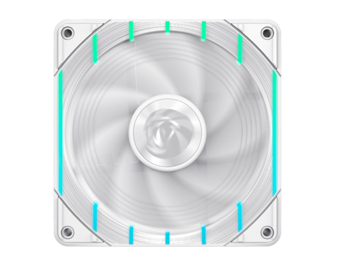 Matériels informatique ventilateur GAMEMAX Tornado T12 ARGB Blanc infinytech Réunion 01