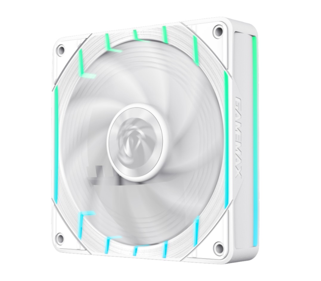 Matériels informatique ventilateur GAMEMAX Tornado T12 ARGB Blanc infinytech Réunion 02