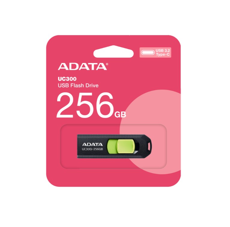 Matériels informatique clé USB-C ADATA UC300 256Go Noire infinytech Réunion 02