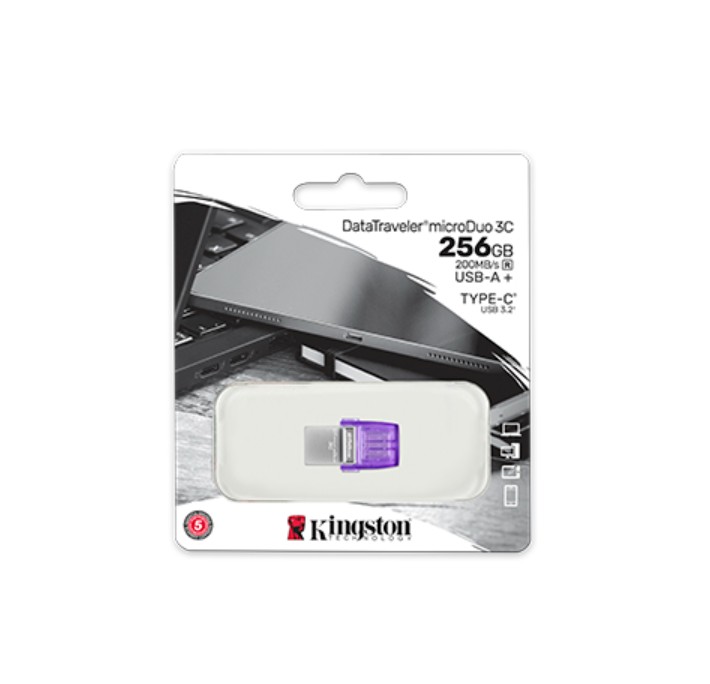 Matériels informatique Clé USB KINGSTON DataTraveler microDuo 3C 256Go infinytech Réunion 03