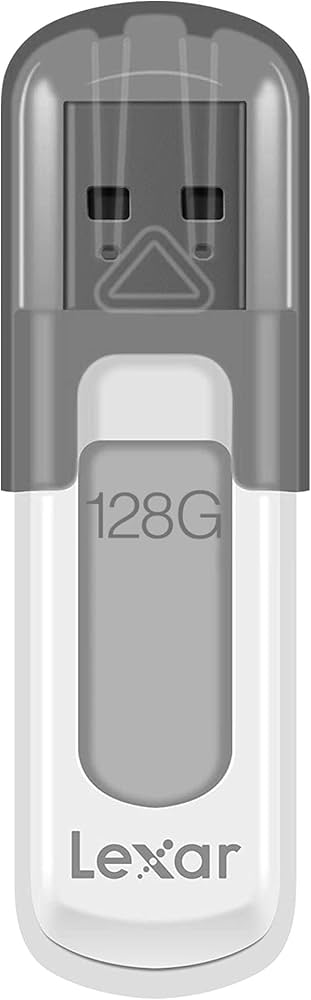 Matériels informatique clé USB 3.2 LEXAR JumpDrive V100 128Go Gris infinytech Réunion 01