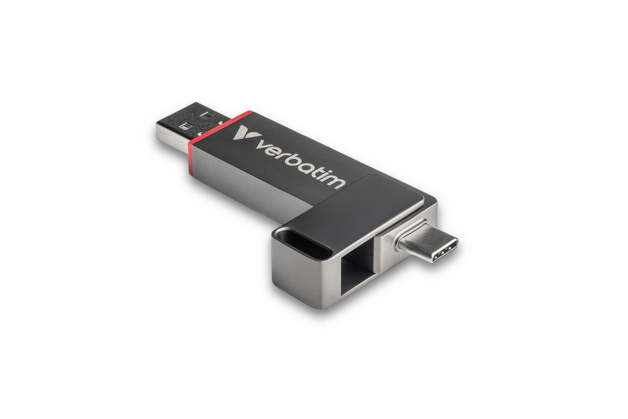 Matériels informatique clé USB-A et C VERBATIM Dual QuickStick 512Go infinytech Réunion 01