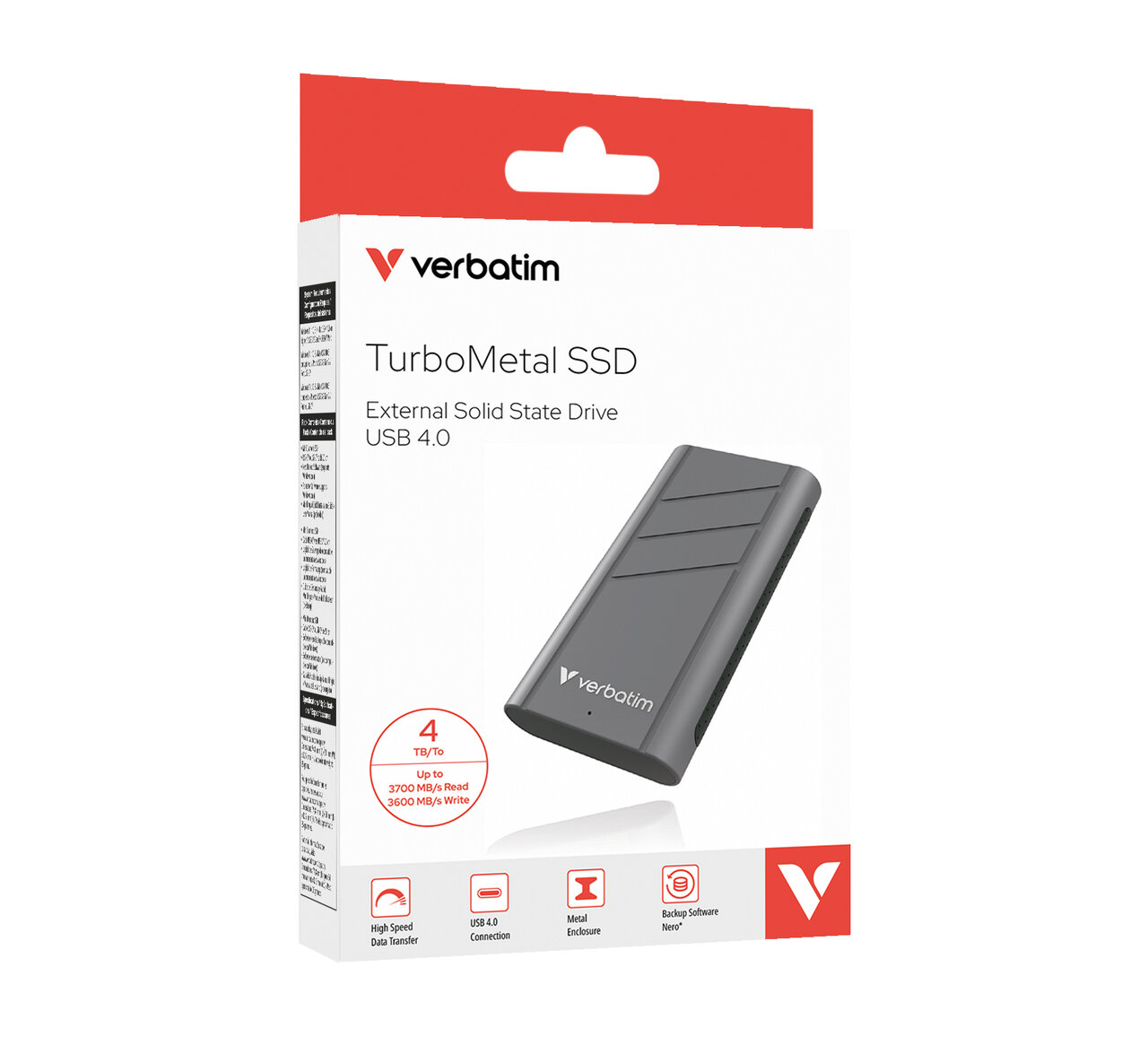 Matériels informatique SSD externe VERBATIM Turbo Metal 4To infinytech Réunion 02