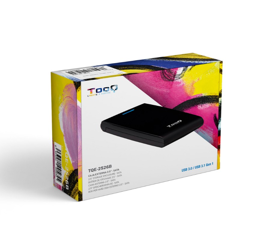 Matériels informatique boitier USB 3.0 TOOQ TQE-2526B pour HDD SATA 2.5 infinytech Réunion 02