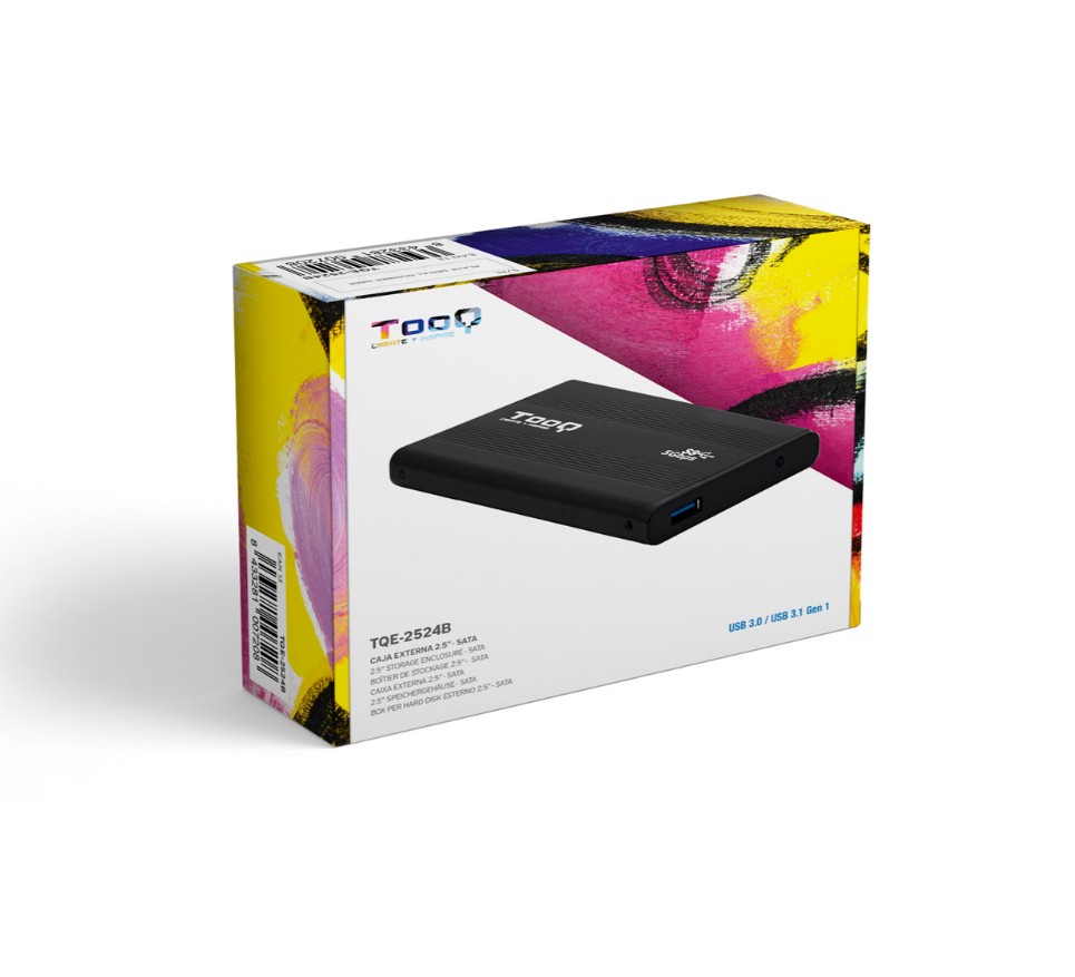Matériels informatique boitier USB 3.0 TOOQ TQE-2524B infinytech Réunion 02