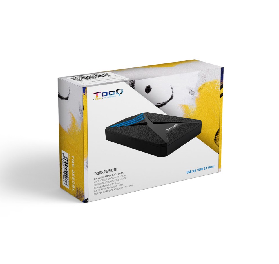 Matériels informatique boitier USB 3.1 TOOQ TQE-2550BL infinytech Réunion 05
