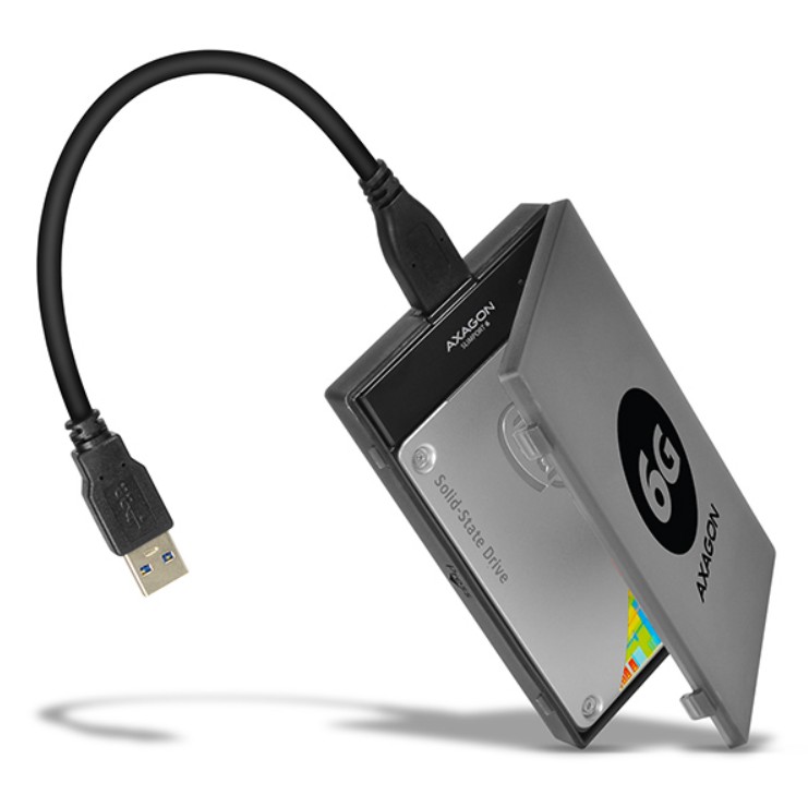 Matériels informatique boitier USB 3.0 AXAGON ADSA-1S6 pour HDD SSD 2.5 SATA infinytech Réunion 01