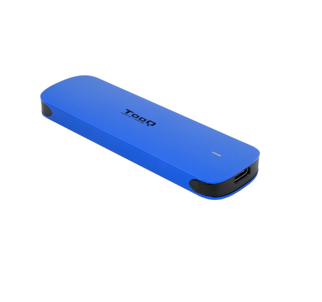 Matériels informatique boitier USB-C TOOQ TQE-2201BL pour SSD M.2 NVMe infinytech Réunion 01