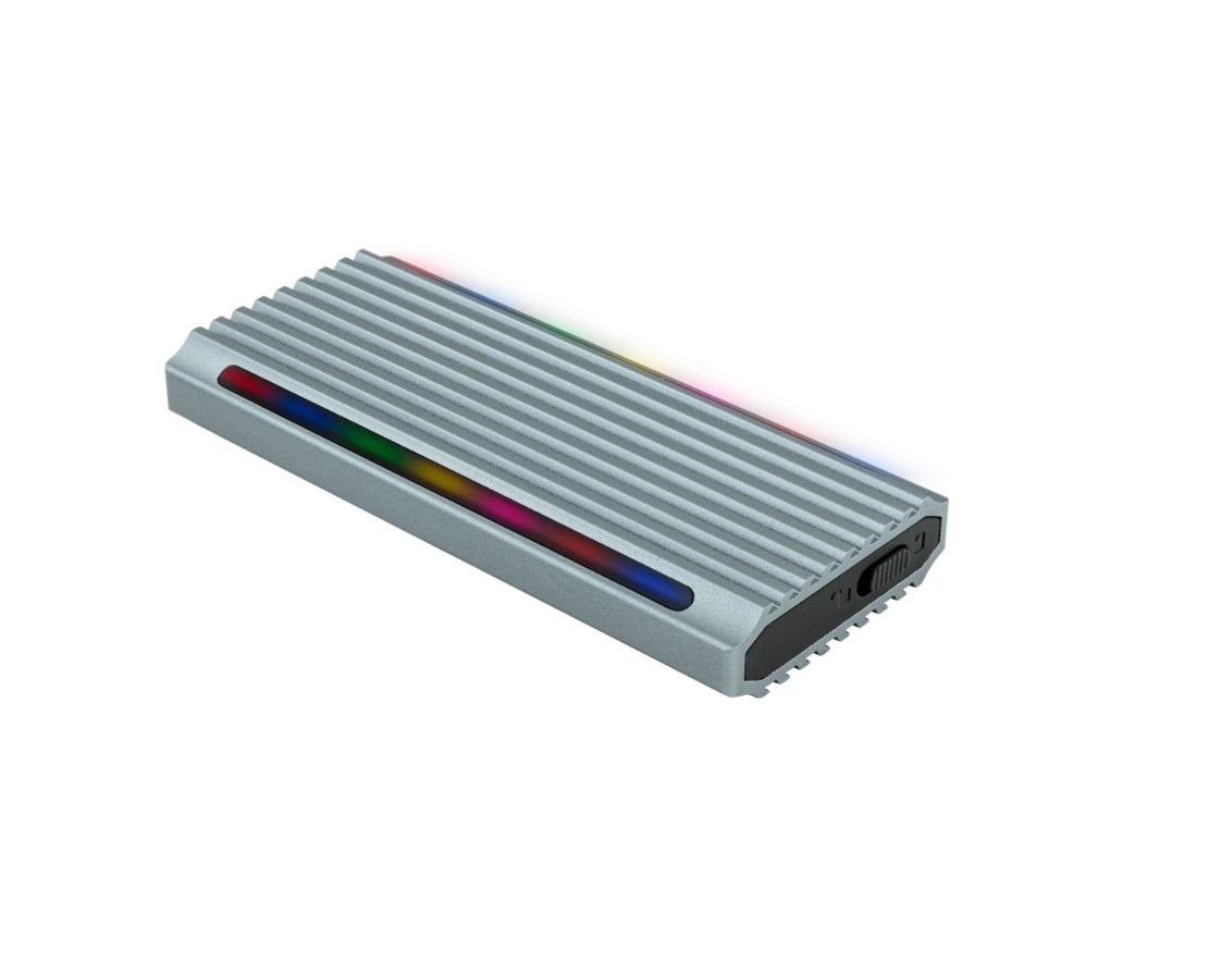 Matériels informatique boitier USB-C TOOQ TQE-2221G pour SSD M.2 NGFF NVMe infinytech Réunion 01