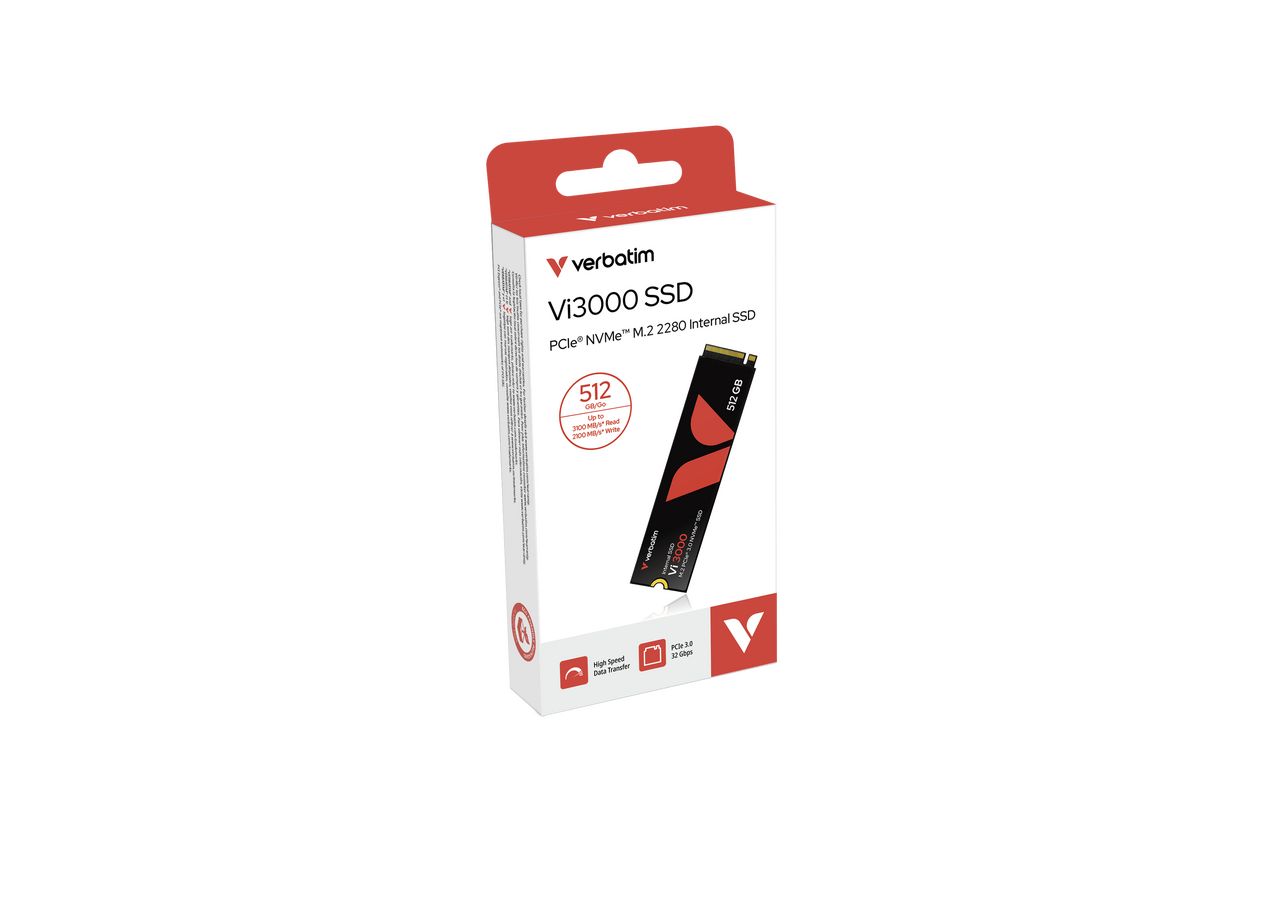 Matériels informatique SSD M.2 NVMe PCIe VERBATIM Vi3000 512Go infinytech Réunion 02