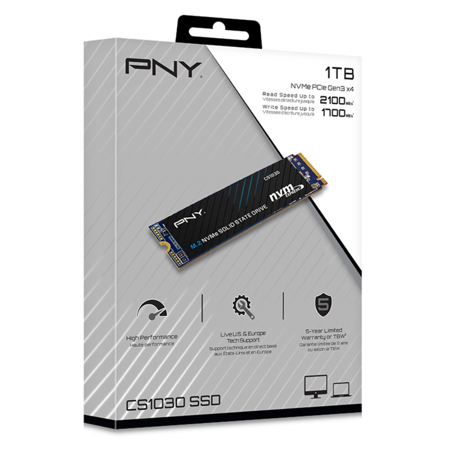 Matériels informatique SSD M.2 NVMe PNY CS1030 1To infinytech Réunion 02