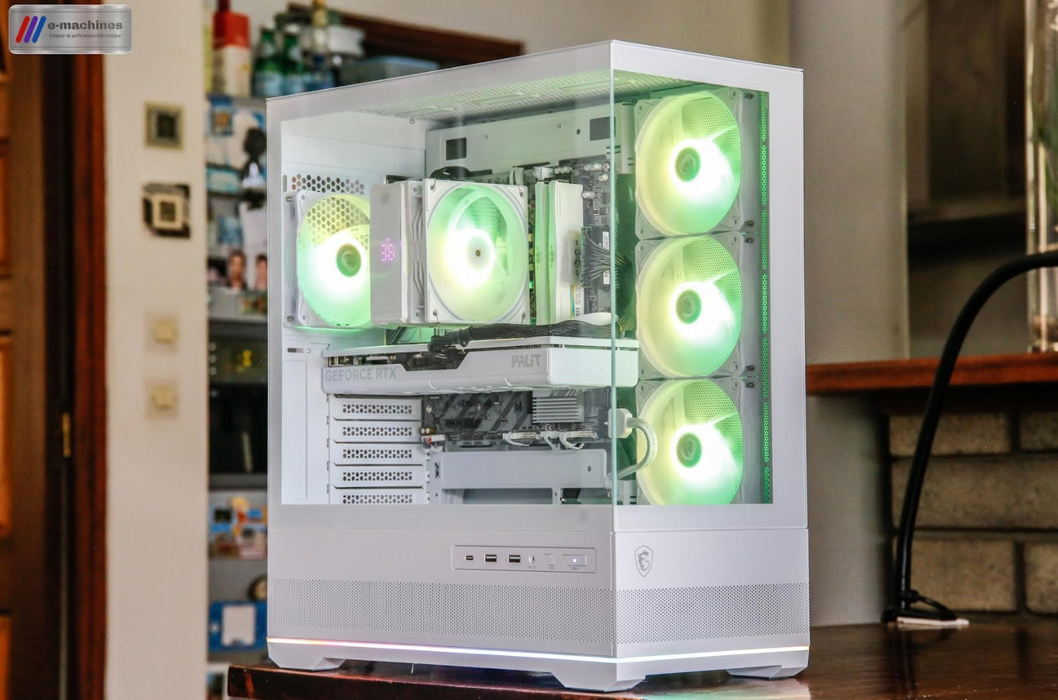 MSI MAG PANO 110R Ryzen7 8700F et RTX 5070 White OC 12Go infinytech Réunion 01