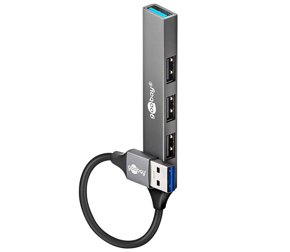 Matériels informatique hub USB 3.0 GOOBAY 74456 4 ports USB infinytech Réunion 01