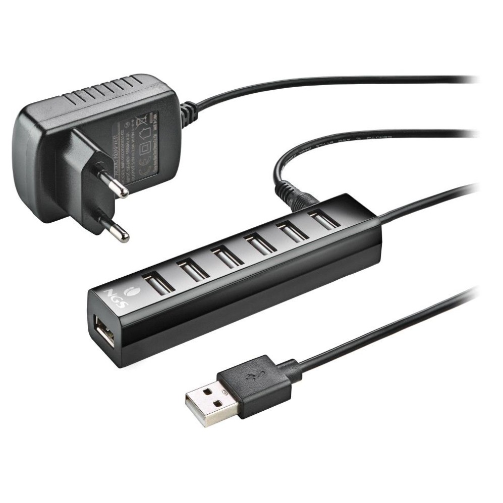 Matériels informatique HUB USB 2.0 NGS IHUB7 Tiny infinytech Réunion 01