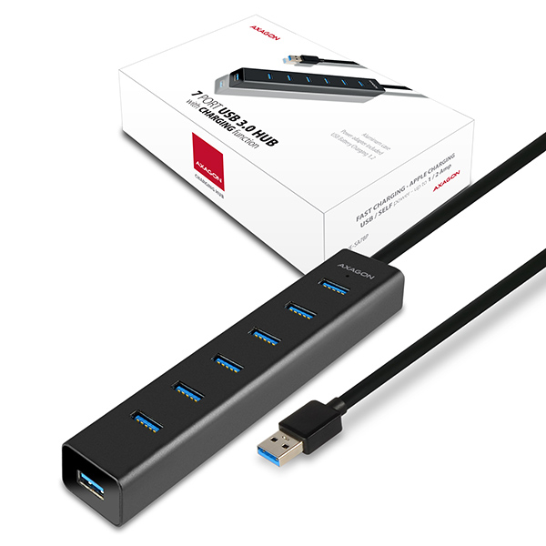 Matériels informatique hub USB 3.0 AXAGON HUE-SA7BP infinytech Réunion 08