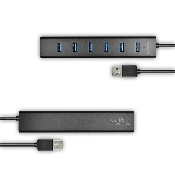 Matériels informatique hub USB 3.0 AXAGON HUE-SA7BP infinytech Réunion 06