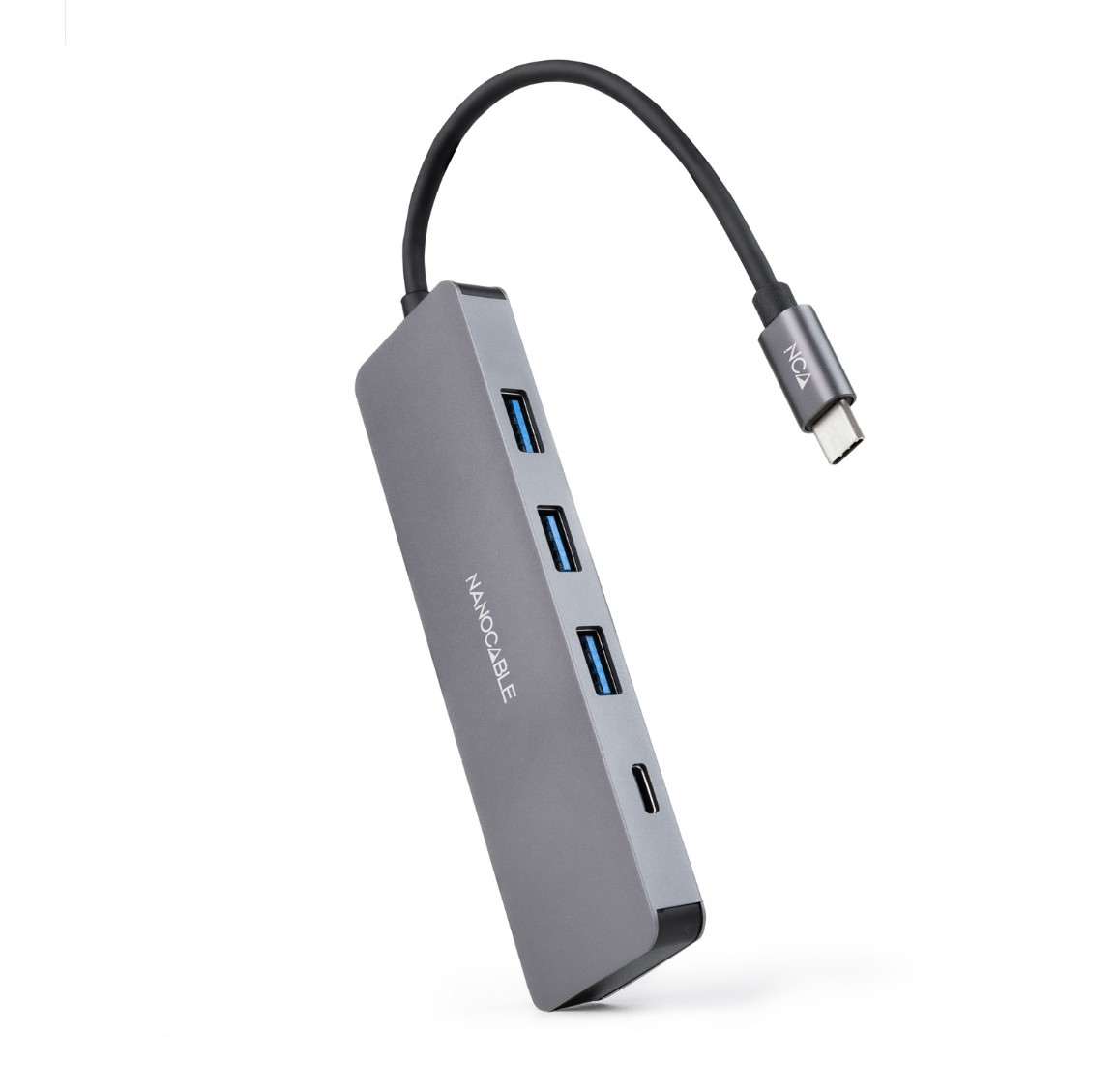 Matériels informatique hub USB-C NANOCABLE 3 ports USB3.0 et 1 port USB-C infinytech Réunion 01