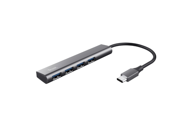 Matériels informatique hub USB-C TRUST Halyx 4 ports USB 3.0 infinytech Réunion 01