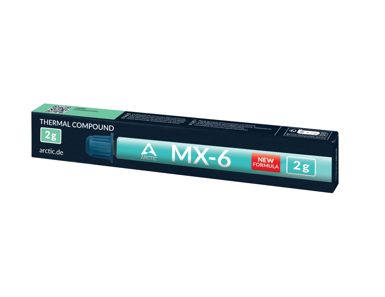 Matériels informatique Pâte thermique ARCTIC MX-6 2g sans spatule infinytech Réunion 02
