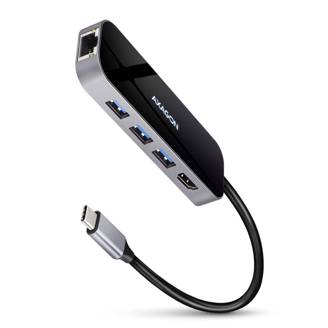 Matériels informatique adaptateur USB-C AXAGON HMC-6GL 6en1 infinytech Réunion 01