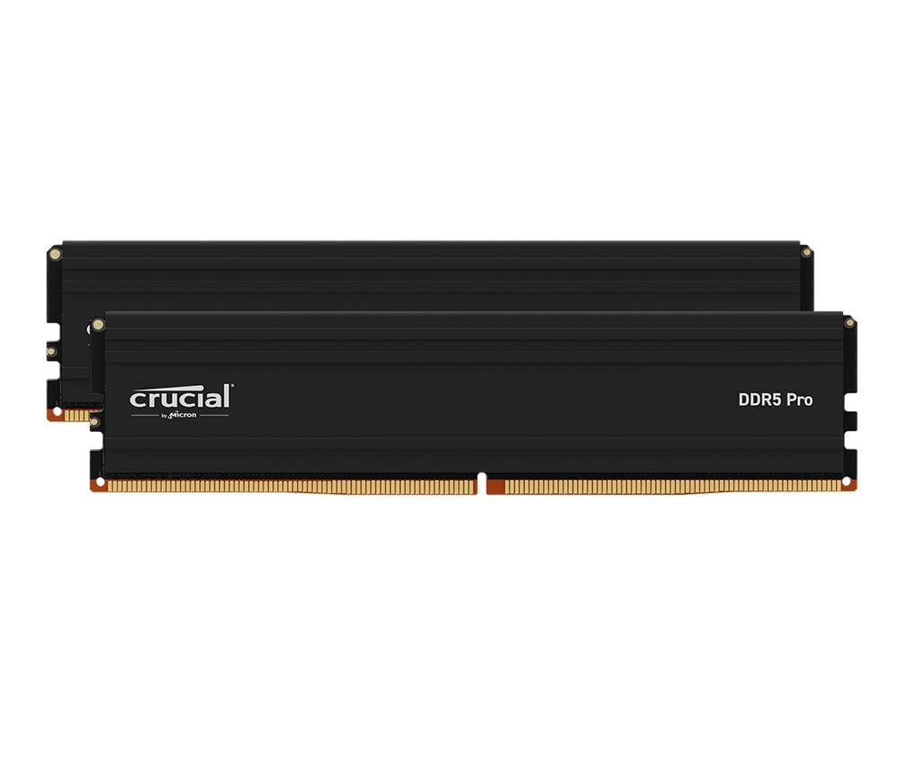 Matériels informatique DIMM CRUCIAL Pro 2x24Go DDR5 6000MHz Noir infinytech Réunion 01