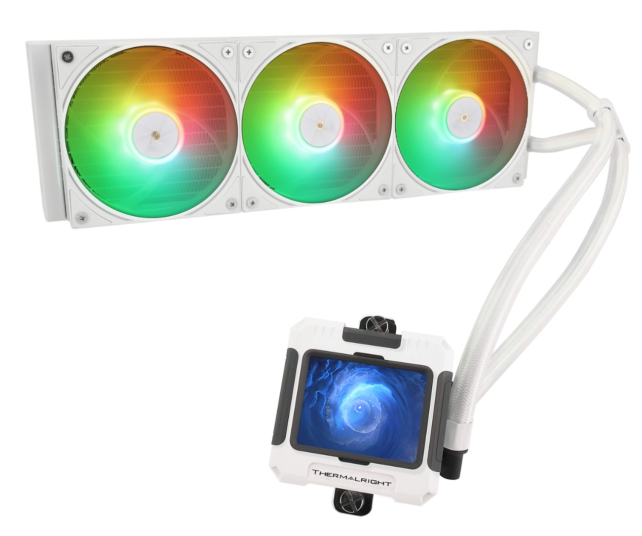 Matériels informatique THERMALRIGHT Warframe 360 ​​Frozen BLANC ARGB infinytech Réunion 05