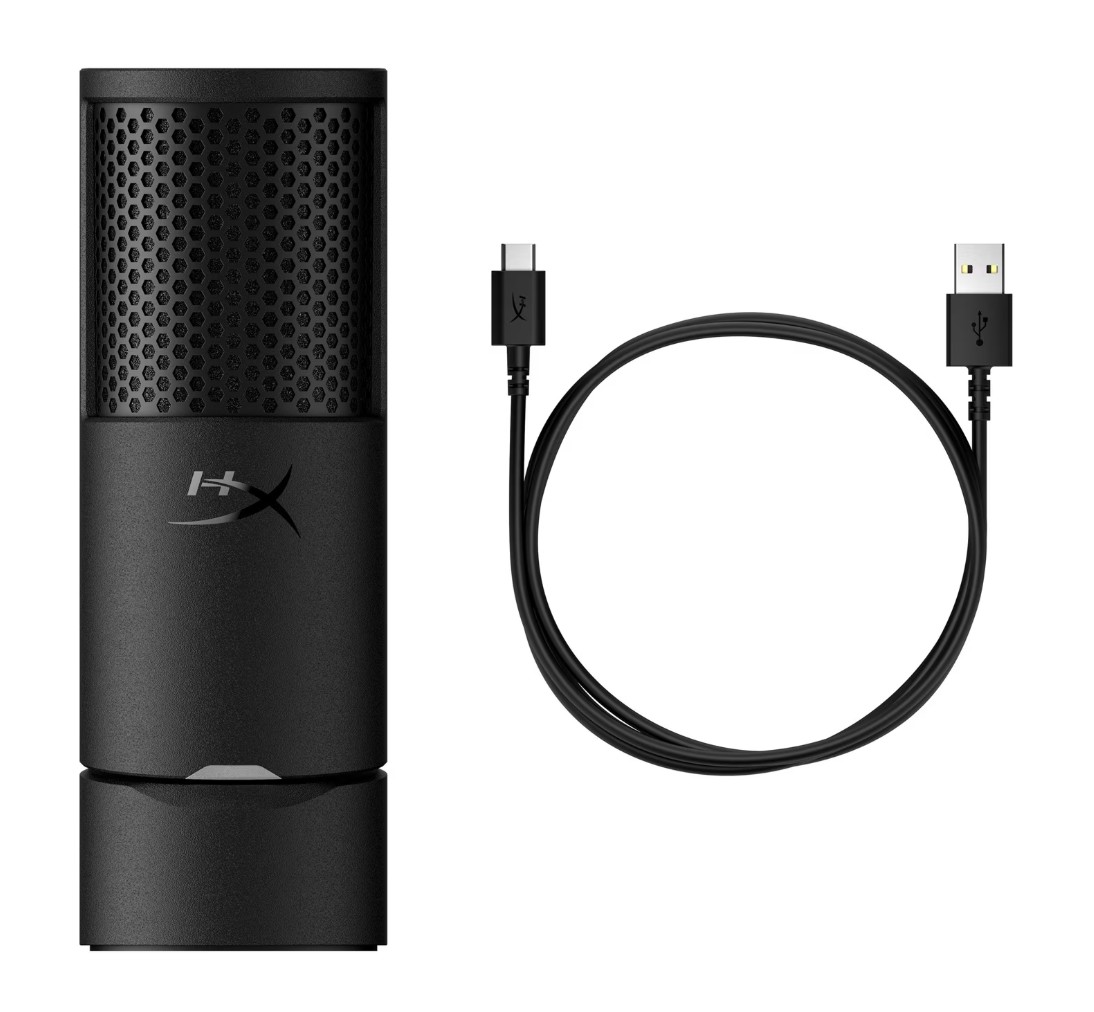 Matériels audio Micro HP HyperX Solocast 2 Noir infinytech Réunion 05