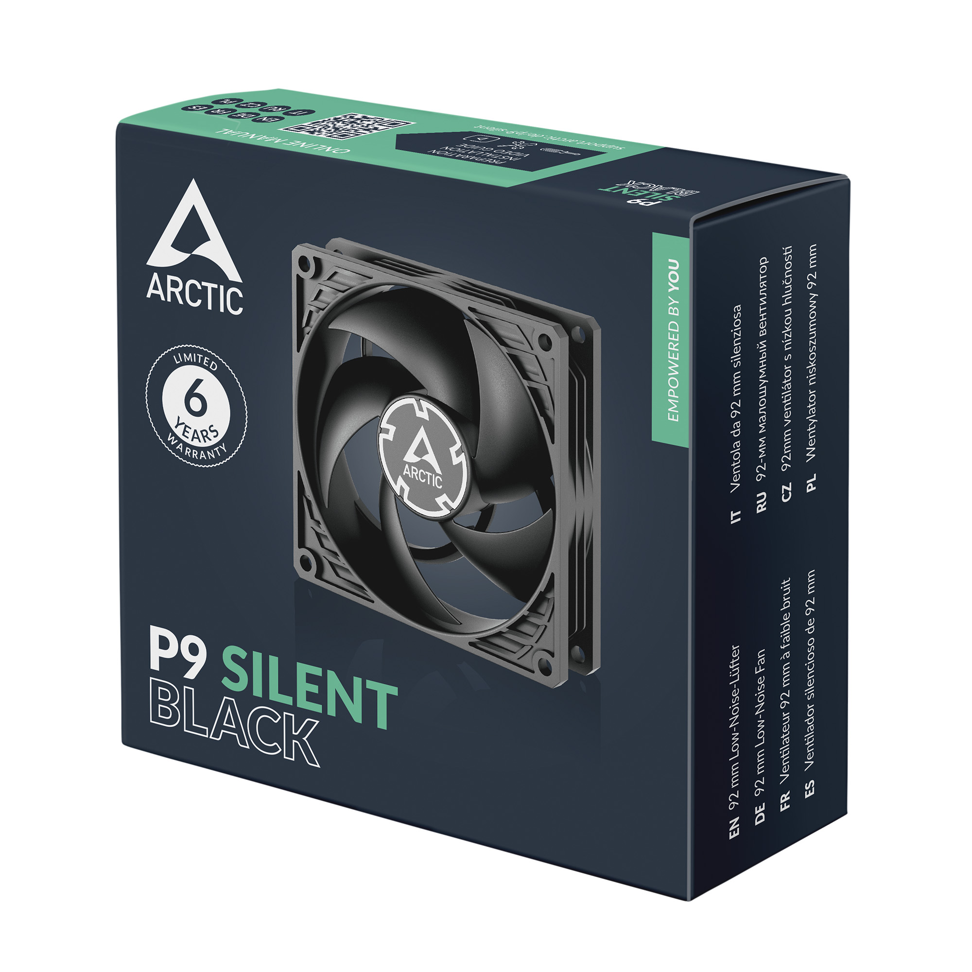 Matériels informatique ARCTIC P9 Silent 92mm Noir infinytech Réunion 04