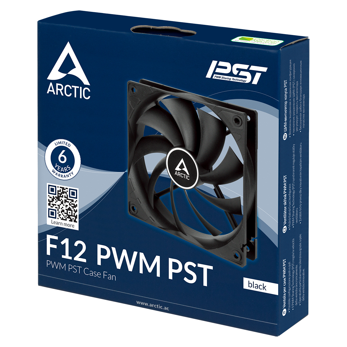 Matériels informatique ARCTIC F12 PWM PST 120mm Noir infinytech Réunion 03