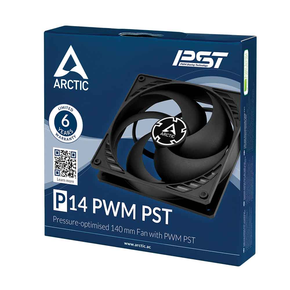 Matériels informatique ARCTIC P14 PWM PST 140mm Noir infinytech Réunion 05