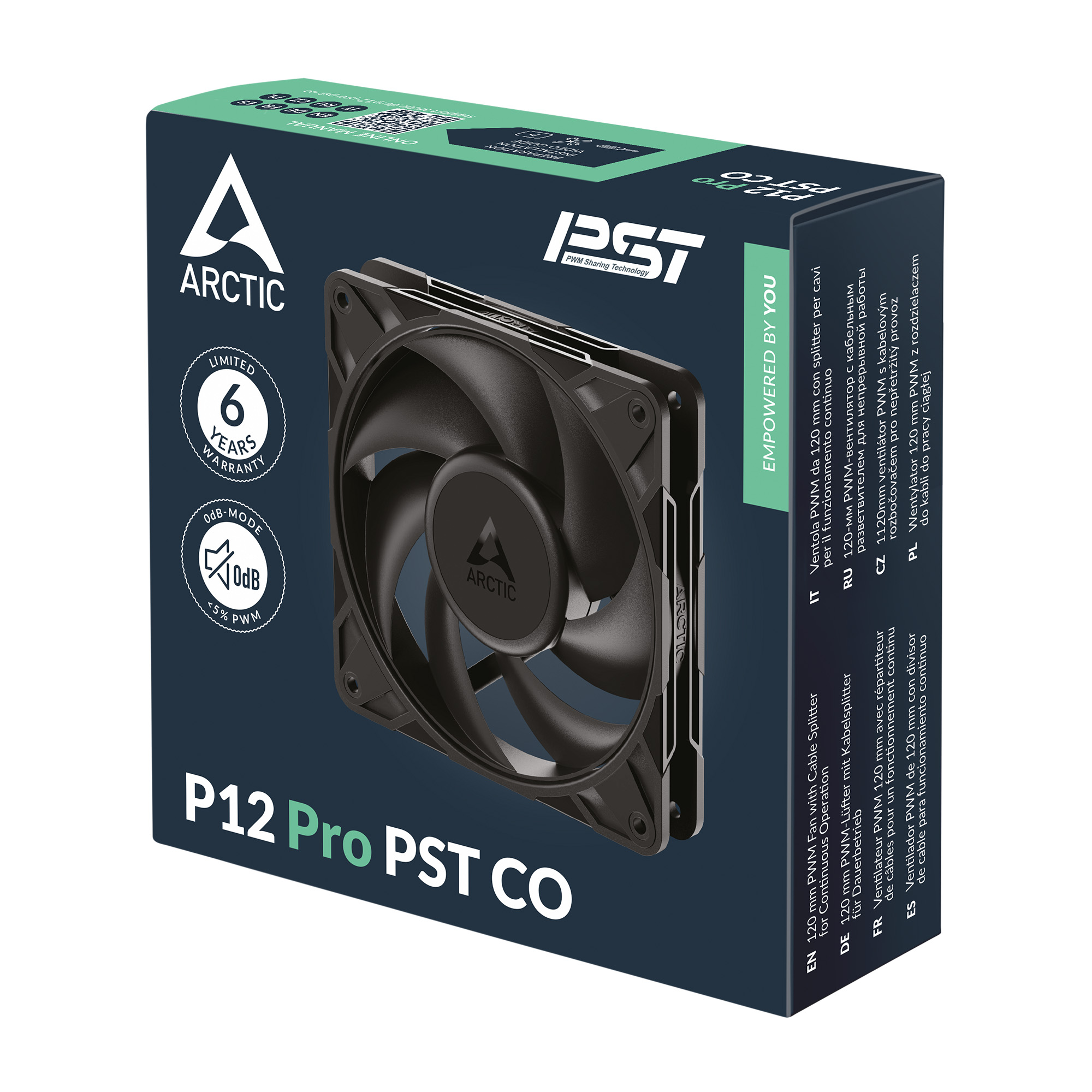 Matériels informatique ARCTIC P12 Pro PWM PST CO 120mm Noir infinytech Réunion 05