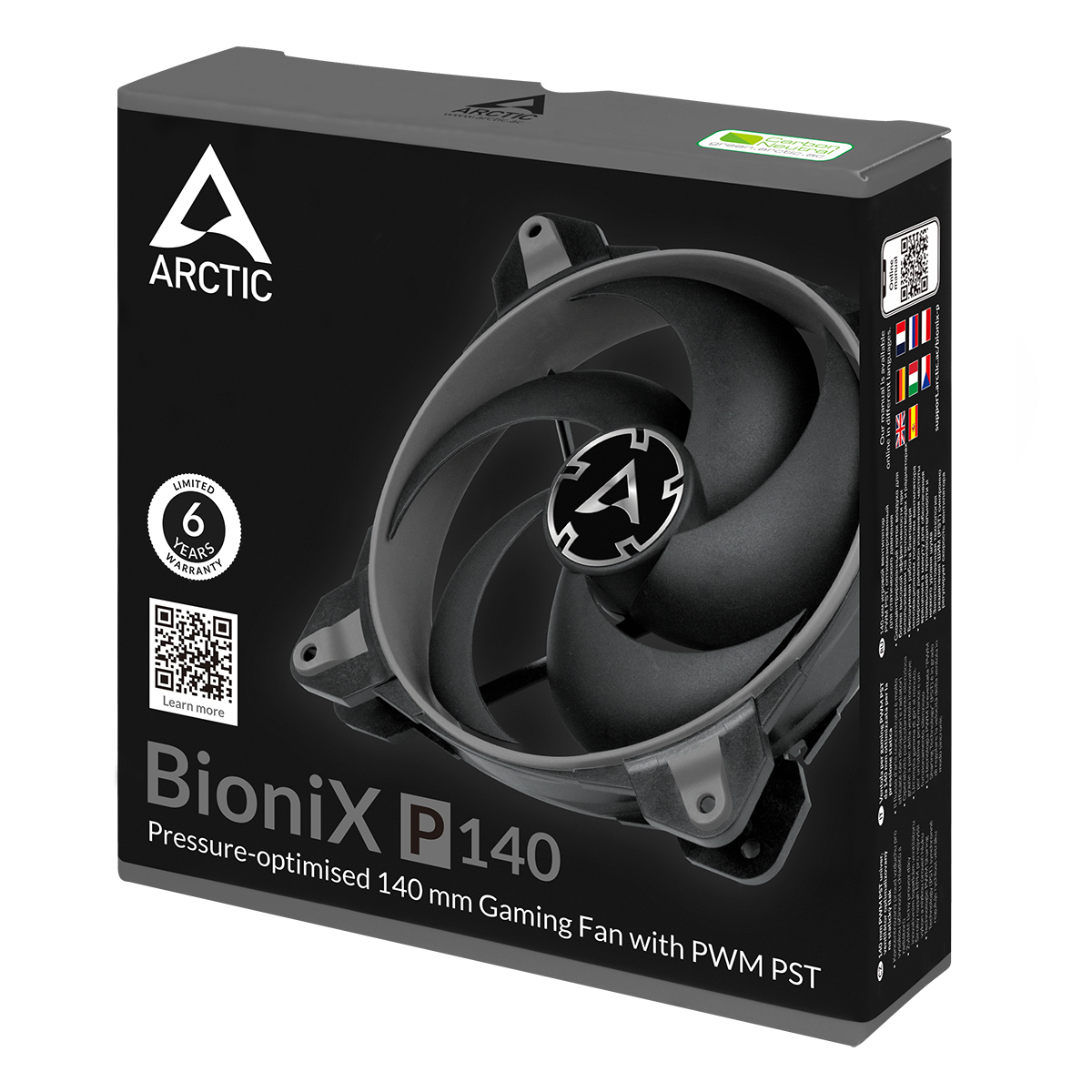 Matériels informatique ARCTIC BioniX P140 PWM 140mm Noir infinytech Réunion 05