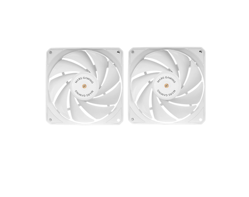 Matériels informatique MARS GAMING MF-NCLX2 PWM 120mm Blanc infinytech Réunion 01