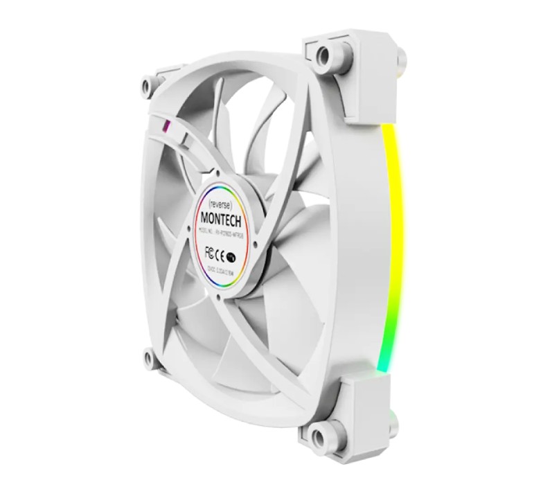Matériels informatique MONTECH RX120 PWM 120mm ARGB Blanc infinytech Réunion 04