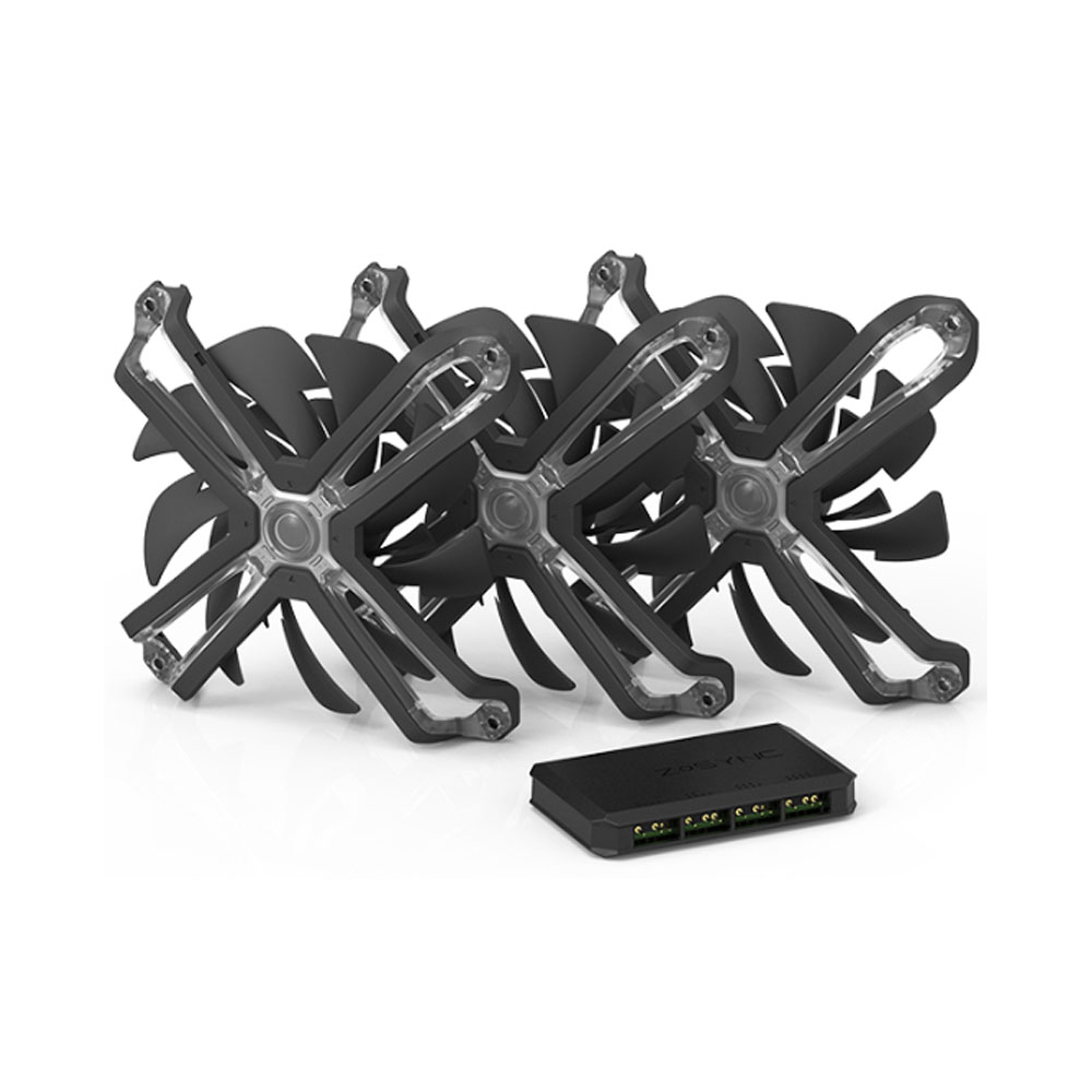 Matériels informatique ZALMAN SF140A3 avec Z-SYNC 140mm RGB Noir infinytech Réunion 03