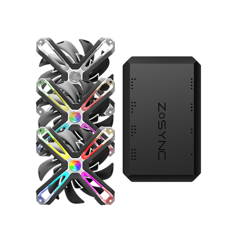 Matériels informatique ZALMAN SF140A3 avec Z-SYNC 140mm RGB Noir infinytech Réunion 02