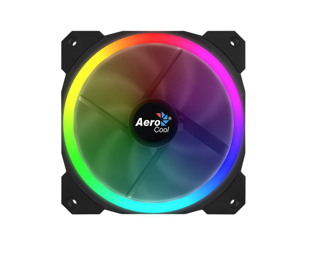 Matériels informatique AEROCOOL Orbit 120mm RGB Noir infinytech Réunion 01