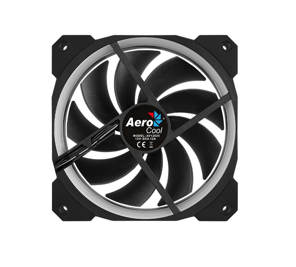 Matériels informatique AEROCOOL Orbit 120mm RGB Noir infinytech Réunion 03