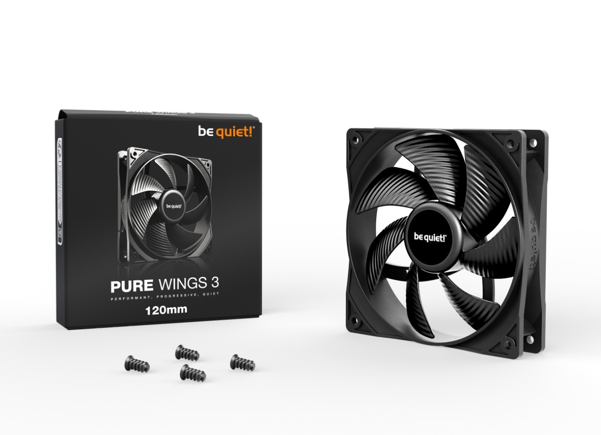 Matériels informatique BE QUIET Pure Wings 3 BL104 120mm Noir infinytech Réunion 02